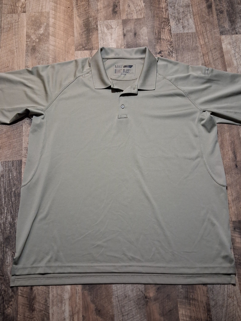 5.11 Tactical Men's Polo Shirt in Olive. XXL Tall.